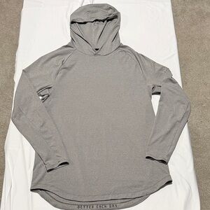 LULULEMON License To Train Hoodie XL EUC LIGHT GREY